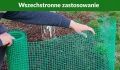 Siatka Ogrodzeniowa Zielona Rabatowa Plastikowa Wszechstronna 0,8m x 50m