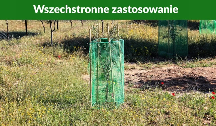 Siatka Ogrodzeniowa Zielona Rabatowa Plastikowa Wszechstronna 0,6m x 25m