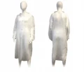 Fartuch jednorazowy medyczny ochronny biały zapinany na napy - rozmiar XXXL