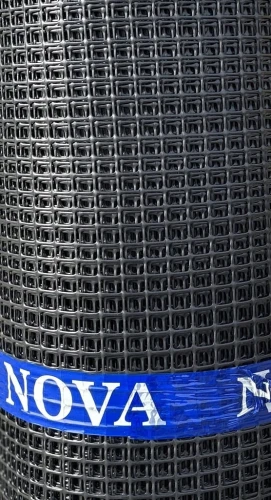 Siatka Ogrodzeniowa CZARNA Rabatowa Plastikowa Wszechstronna 1,2 m x 25 m