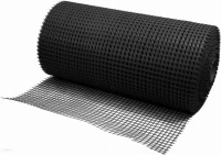 Siatka Ogrodzeniowa Czarna Rabatowa Plastikowa Wszechstronna 0,6m x 50m