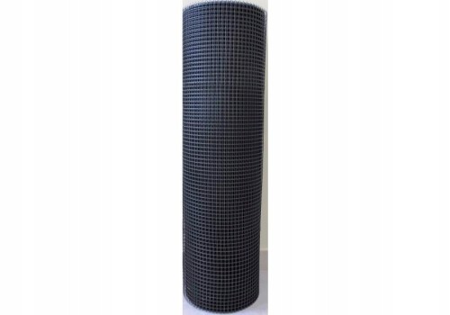 Siatka Ogrodzeniowa Czarna Rabatowa Plastikowa Wszechstronna 0,6m x 50m