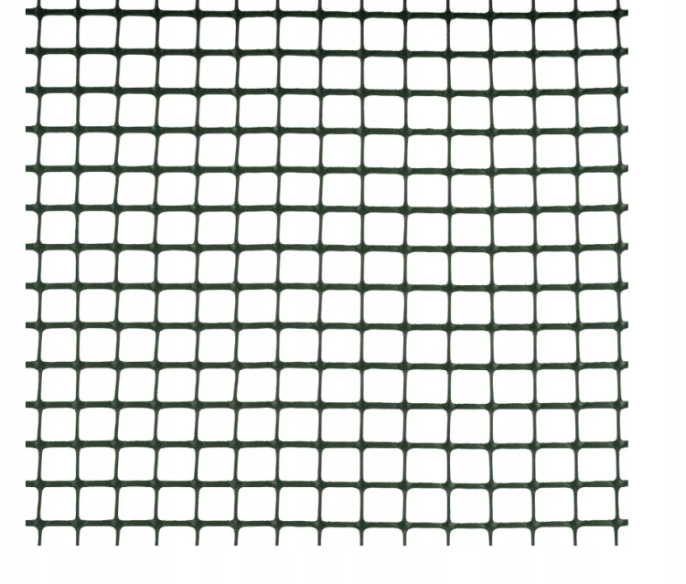 Siatka Ogrodzeniowa KHAKI Rabatowa Plastikowa ciemozielona 0,8m x 25 m