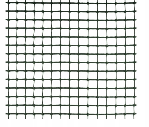 Siatka Ogrodzeniowa KHAKI Rabatowa Plastikowa ciemozielona 1,2m x 50m