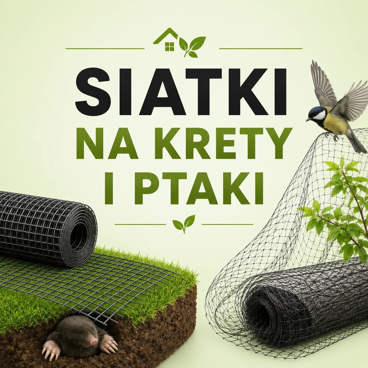 siatki na krety i ptaki