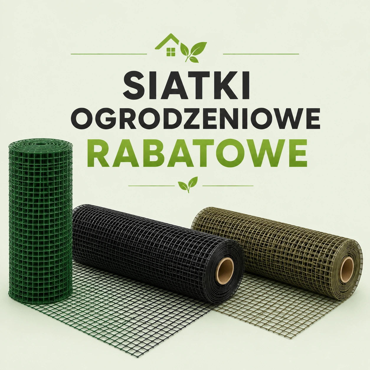 siatki ogrodzeniowe rabatowe